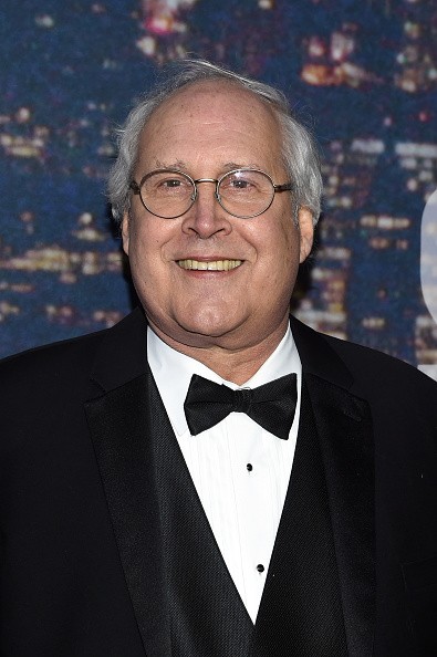 Comedian Chevy Chase attended SNL 40th Anniversary Celebration at Rockefeller Plaza on Feb. 15, 2015 in New York City. 