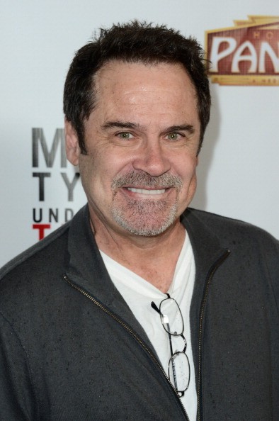 Comedian Dennis Miller arrived at the opening Night Of "Mike Tyson: Undisputed Truth" At The Pantages Theatre at the Pantages Theatre on March 8, 2013 in Hollywood, California. 