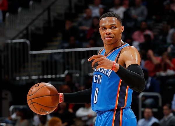 Oklahoma City Thunder point guard Russell Westbrook