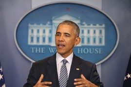 President Obama Holds Press Conference At The White House