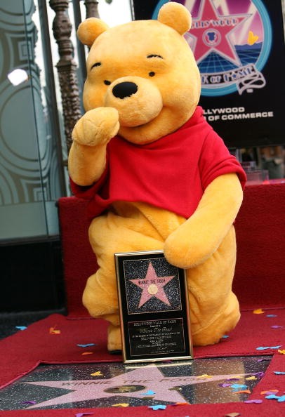 Winnie The Pooh received a star on the Hollywood Walk of Fame in front of the El Capitan Theatre on April 11, 2006 in Los Angeles, California.