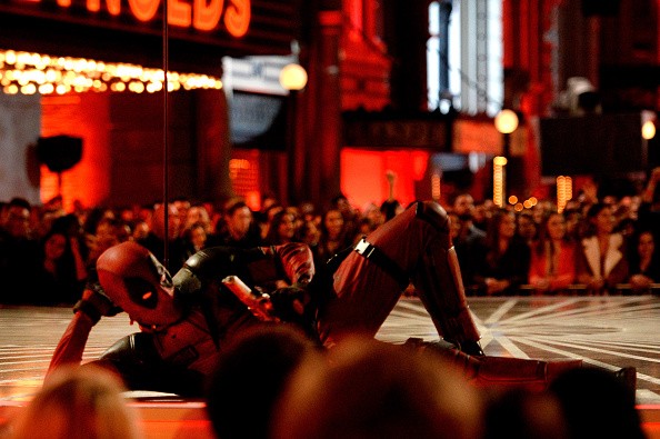 "Deadpool" dancer performed onstage during the 2016 MTV Movie Awards at Warner Bros. Studios on April 9 in Burbank, California.