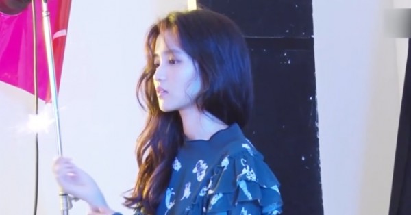 South Korean actress Kim Tae Ri poses for the camera.