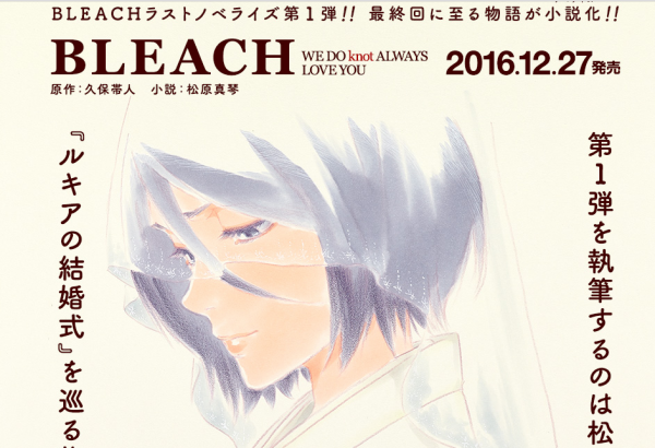New Bleach Novel by Durarara's Ryohgo Narita   Slated for Spring