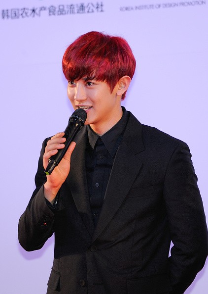 EXO's Chanyeol attends the opening ceremony Korea Brand & Entertainment Expo.