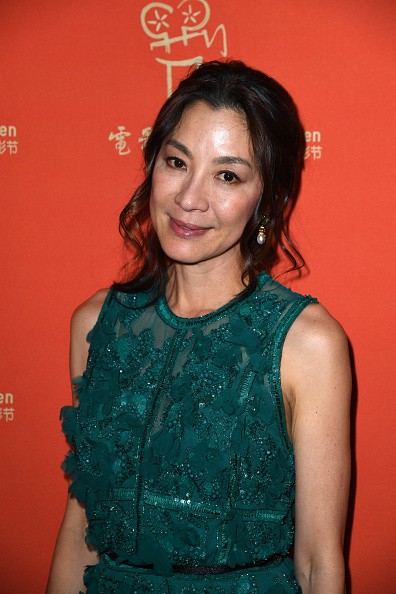 Actress Michelle Yeoh arrived at the 6th Chinese Film Festival : Cocktail at Hotel Meurice on June 30 in Paris, France.