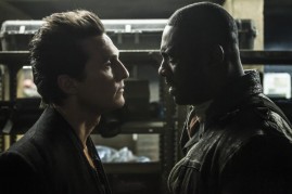 Matthew McConaughey (left) and Idris Alba (right) seen facing off in a released image for the upcoming 