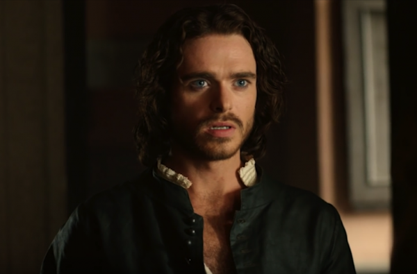 Richard Madden in a scene from the Netflix series, "Medici: Masters of Florence."