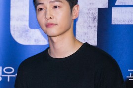 South Korean actor Song Joong-Ki attends the VIP screening of 'ASURA:The City Of Madness' on September 23, 2016 in Seoul, South Korea.
