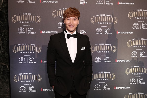Singer and TV personality Kim Jong Kook arrives at the 3rd Annual DramaFever Awards.