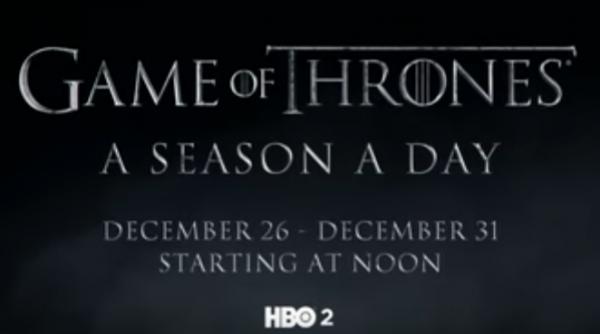 Game of Thrones marathon: HBO to air all six seasons of fantasy series beginning on Dec. 26