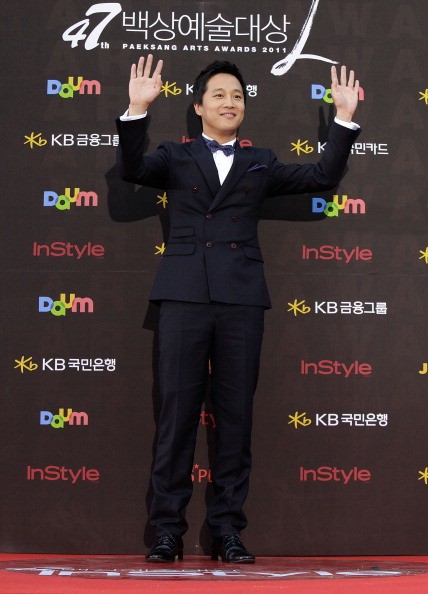 "My Sassy Girl" actor Cha Tae Hyun arrives at the 47th Paeksang Arts Awards.