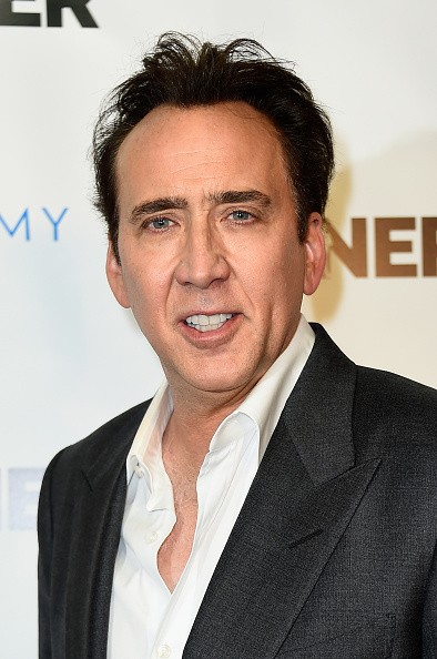 Actor Nicolas Cage arrived at the Paper Street Films' Screening Of "The Runner" at TCL Chinese 6 Theatres on August 5, 2015 in Hollywood, California.