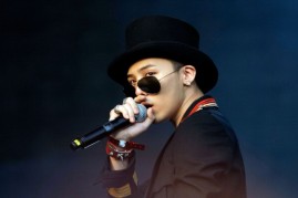 BIGBANG's G-Dragon performs during the 2011 Pentaport Rock Festival.