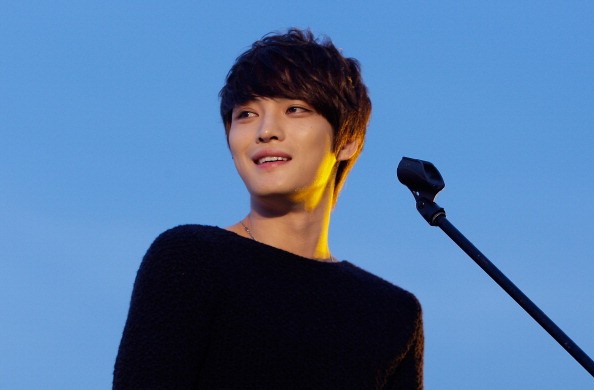  Actor Kim Jae-Joong attends the Outdoor Gretting during the 17th Busan International Film Festival.