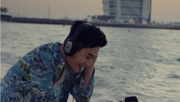 Super Junior-M's Henry enjoying a day in Dubai.