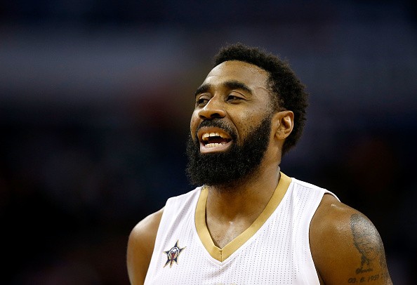 Reggie Williams #5 of the New Orleans Pelicans stands on the court during a game against the Golden State Warriors at the Smoothie King Center on December 13, 2016 in New Orleans, Louisiana. 
