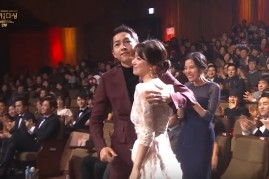 Song Joong Ki and Song Hye Kyo win Grand Prize and Best Couple Award at the 
