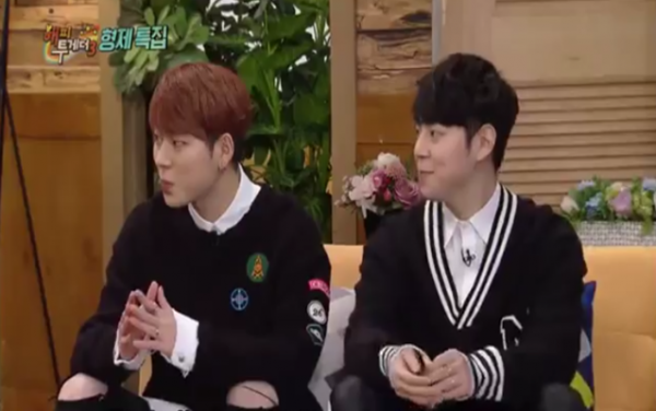 Zico and Woo Tae Woon appeared on KBS' "Happy Together" for 'Brothers Special'  episode.
