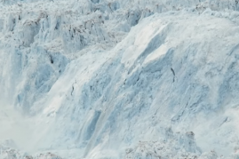 Largest glacial calving event ever from the documentary 