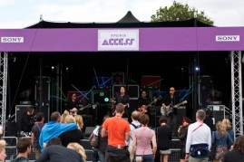 Sony's Xperia Access Stage In The Louder Lounge At The Virgin Media V Festival - Day 2