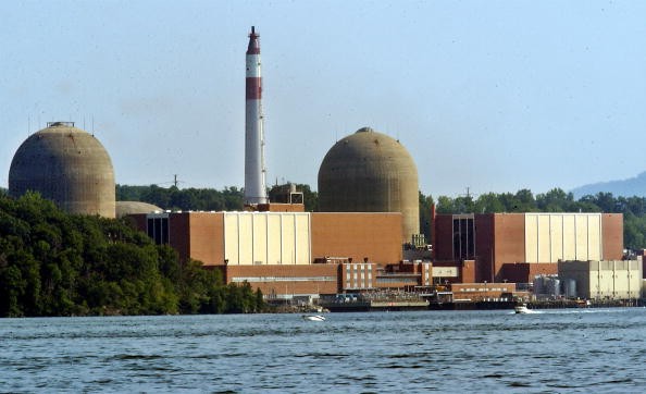 The Indian Point nuclear power plant is seen August 3, 2002 in Buchanan, New York. New York state.  