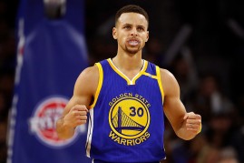 Golden State Warriors point guard Stephen Curry 