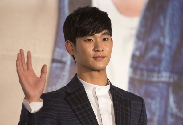 "My Love From The Star" actor Kim Soo Hyun during a press conference.