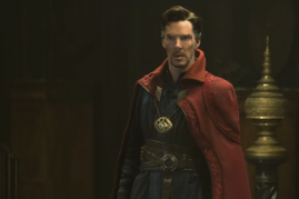 A photo of Benedict Cumberbatch as the Sorcerer Supreme in 