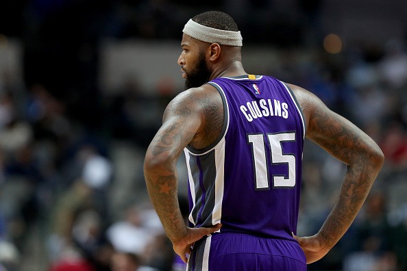 DeMarcus Cousins #15 of the Sacramento Kings takes on the Dallas Mavericks in the second half at American Airlines Center on December 7, 2016 in Dallas, Texas. 