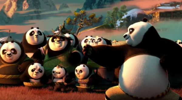 DreamWorks Animation poster of “Kung Fu Panda 3”  
