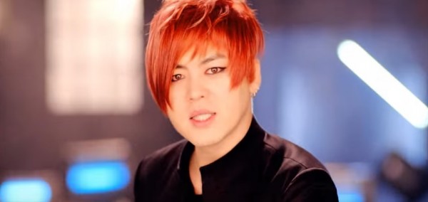 KPop star Moon Hee Joon on the music video of his single 'I'm Not OK'.