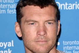 Actor Sam Worthington posed at “Cake” Press Conference during the 2014 Toronto International Film Festival at TIFF Bell Lightbox on Sept. 9, 2014 in Toronto, Canada. 