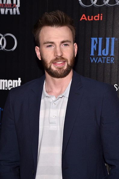 Actor Chris Evans attended the Cinema Society with Audi and FIJI Water host a screening of Marvel's “Captain America: Civil War” on May 4, 2016 in New York City. 