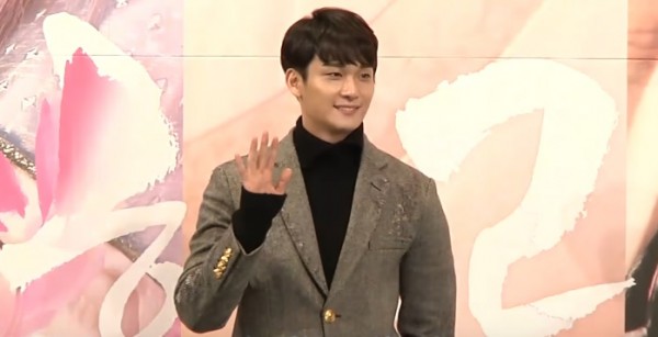 Korean actor Jo Yoon Woo in a press conference for drama series "Hwarang."