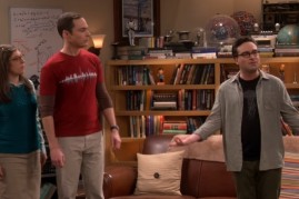 From L-R: Mayim Bialik, Jim Parsons and Johnny Galecki for 'The Big Bang Theory' Season 10