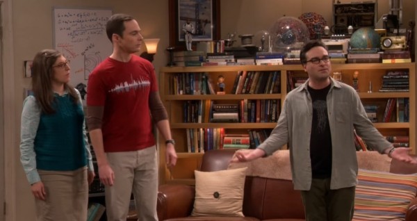 From L-R: Mayim Bialik, Jim Parsons and Johnny Galecki for 'The Big Bang Theory' Season 10