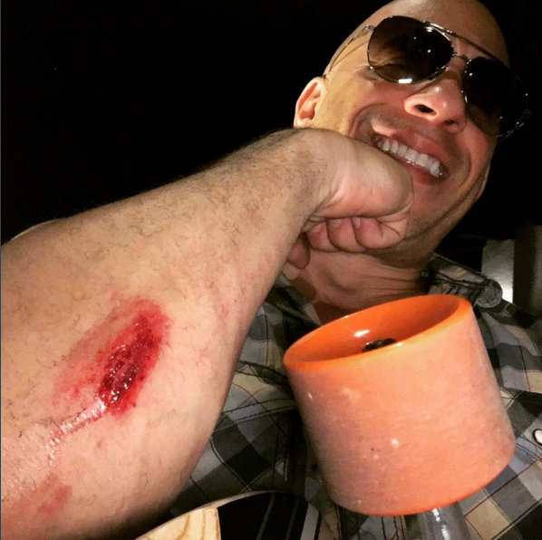 Vin Diesel had a wound after training for “xXx: The Return of Xander Cage."