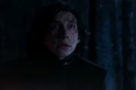 Adam Driver as Kylo Ren in a scene from 