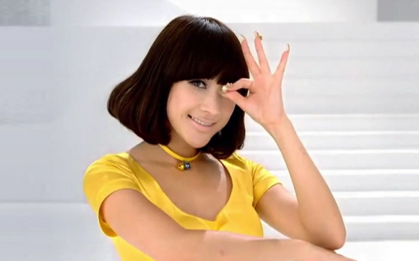Seo In Young in a still from the MV of her song, "Cinderella."