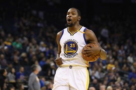 Golden State Warriors forward Kevin Durant
