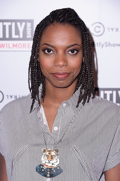“Saturday Night Live” cast member Sasheer Zamata attended “The Nightly Show” premiere party at Stone Rose Lounge on Jan. 22, 2015 in New York City. 