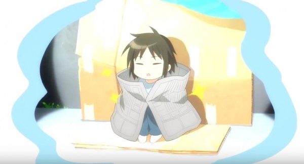 Chihiro imagines himself as homeless