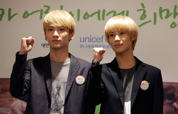 SHINee's Key and Taemin in attendance during the Inauguration Ceremony for "Together For Africa" in Seoul.