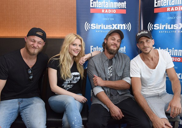 Actors Alexander Ludwig, Katheryn Winnick, Travis Fimmel, and Gustaf Skarsgard attended SiriusXM's Entertainment Weekly Radio Channel Broadcasts From Comic-Con 2016 on July 22, 2016 in San Diego, California. 