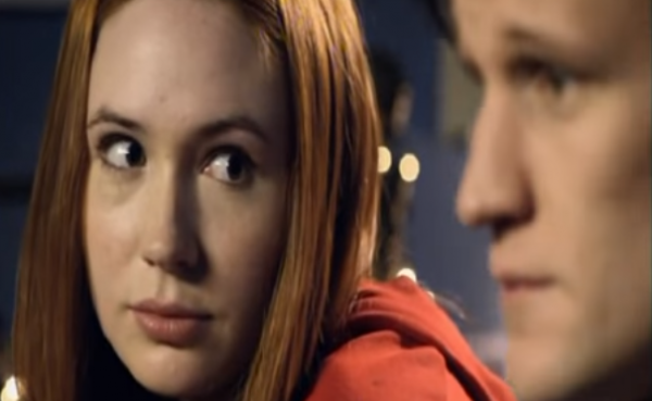 Karen Gillan as Amy Pond in a scene from "Doctor Who" Season 5, "Flesh and Stone."