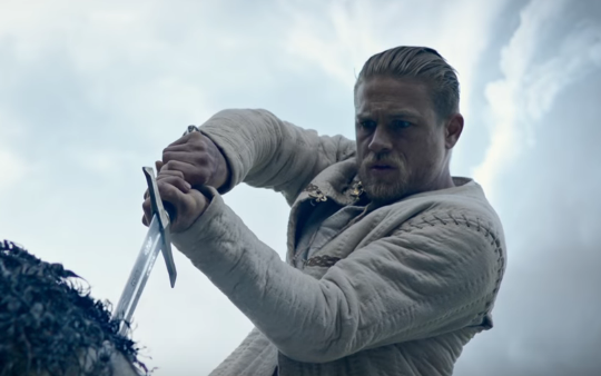 Charlie Hunnam starring as King Arthur in "King Arthur: Legend of the Sword".