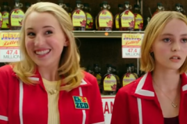 Harley Quinn Smith (left) and Lily-Rose Depp in a scene from 
