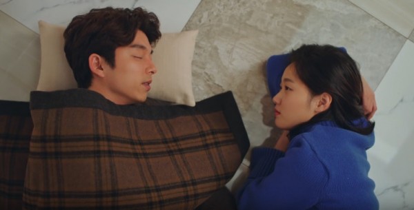 Gong Yoo and Kim Go Eun in the 8th episode of drama series "Goblin."