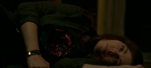 Clary stumbles upon her mother Jocelyn's dead body in a scene from the "Shadowhunters" Season 2.